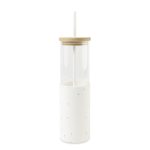 Aviana™ Journey Glass Tumbler with Straw - 20 Oz - Confetti - 1