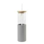 Aviana™ Journey Glass Tumbler with Straw - 20 Oz - Dove Grey - 1