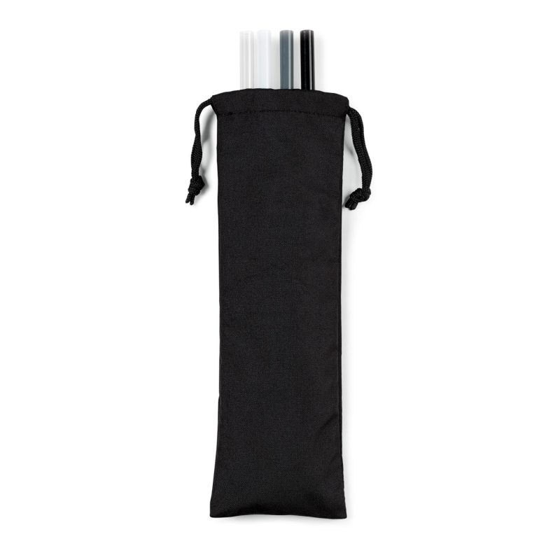 Aviana™ Juniper Reusable Tritan Straw Set - Black - 1