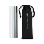 Aviana™ Juniper Reusable Tritan Straw Set - Black - 2