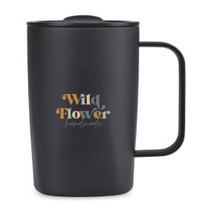 Aviana™ Rowan Recycled Mug - 15 Oz. - Black
