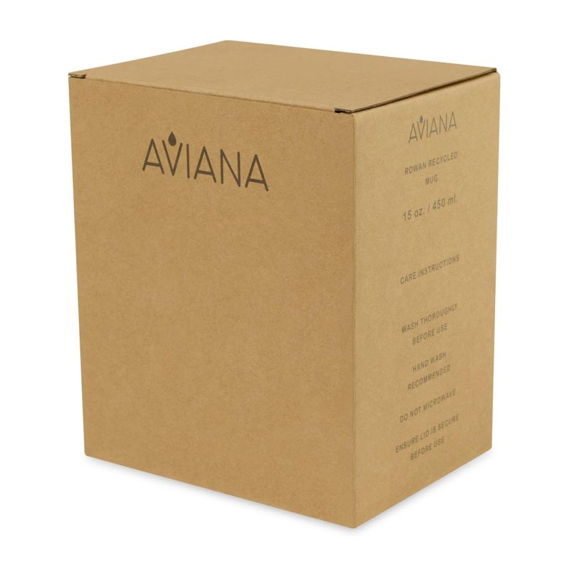 Aviana™ Rowan Recycled Mug - 15 Oz. - Light Peach - 4