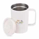 Aviana™ Rowan Recycled Mug - 15 Oz. - Marshmallow - 2