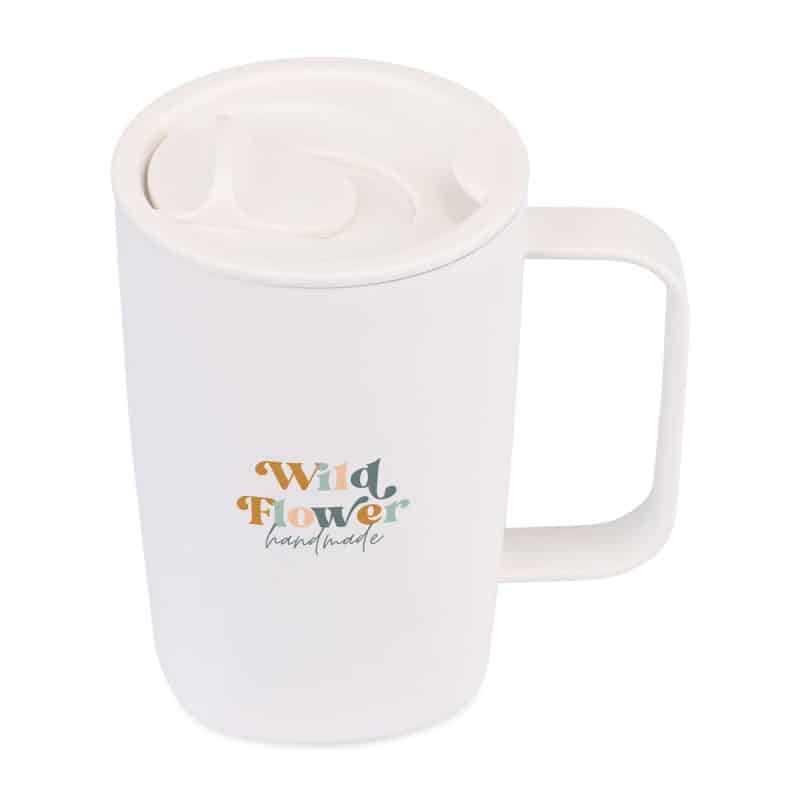 Aviana™ Rowan Recycled Mug - 15 Oz. - Marshmallow - 4