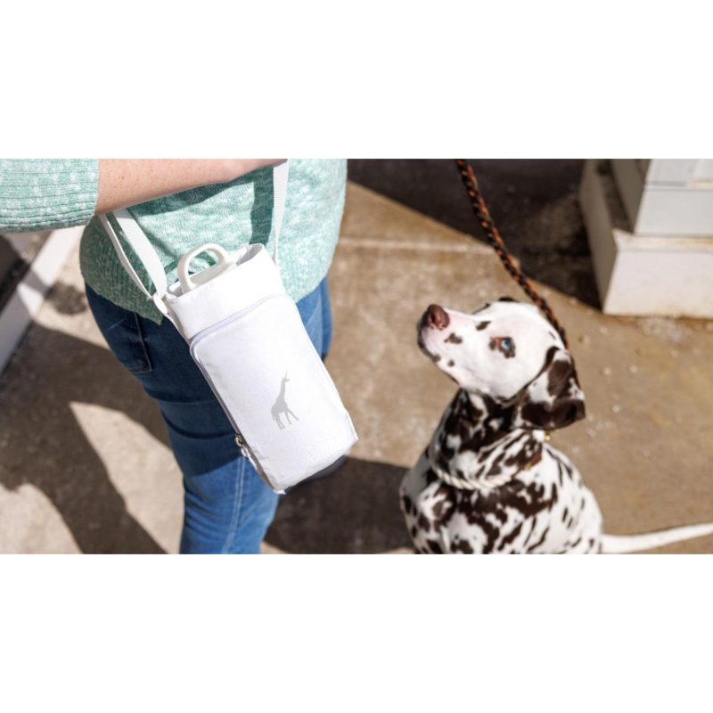 Aviana™ Rowan Recycled Nylon Bottle Sling - Aware™ - Marshmallow - 7