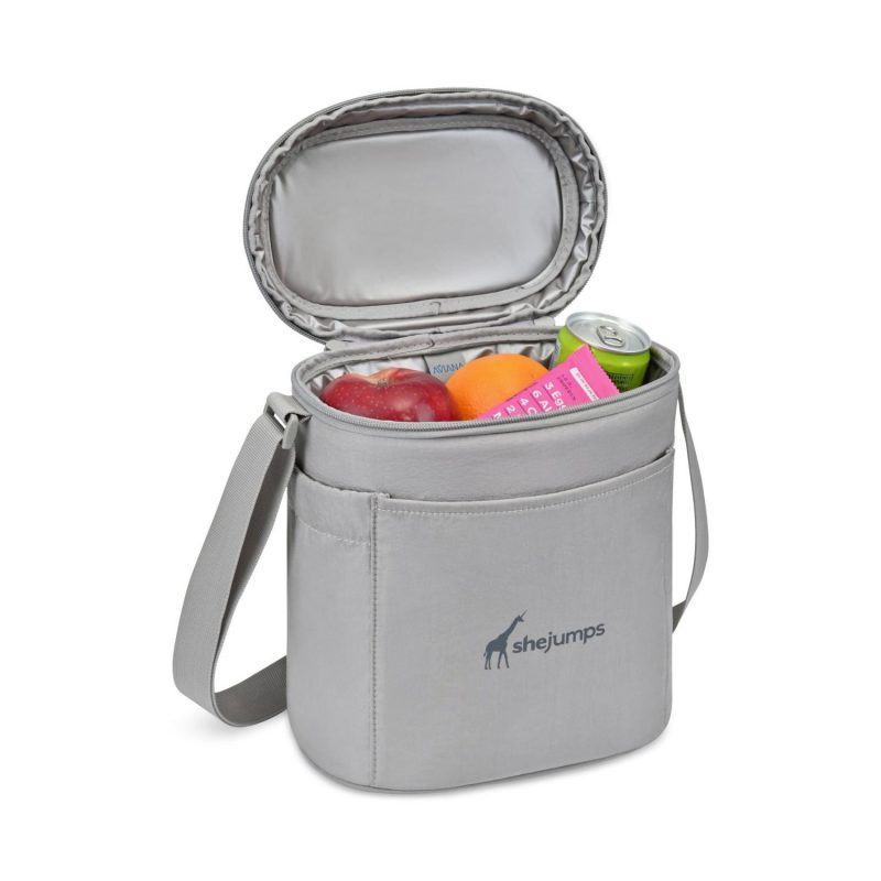 Aviana™ Rowan Recycled Nylon Lunch Cooler - Aware™ - Taupe - 2