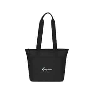 Aviana™ Rowan Recycled Nylon Tote Cooler - Aware™ - Black