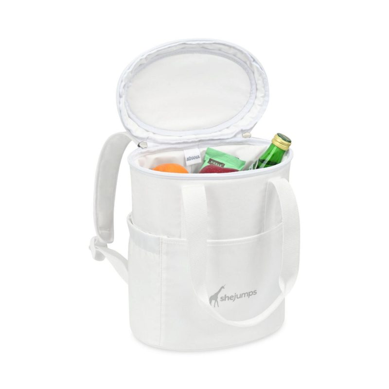 Aviana™ Rowan Recycled Nylon Tote Pack Cooler - Aware™ - Marshmallow - 2