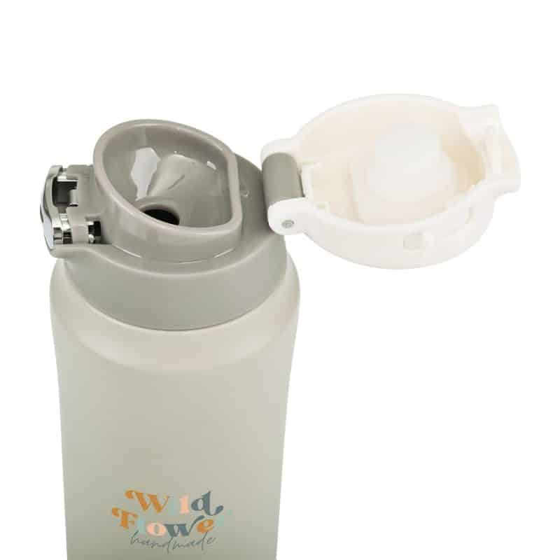 Aviana™ Rowan Recycled Sip Lid Bottle - 16 Oz. - Taupe - 3