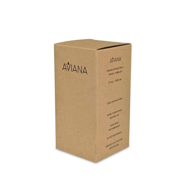 Aviana™ Rowan Recycled Tumbler - 17 Oz. - Black - 3
