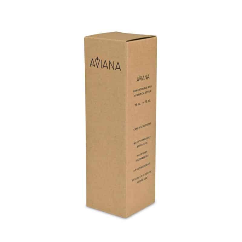 Aviana™ Rowan Recycled Water Bottle - 16 Oz. - Black - 4