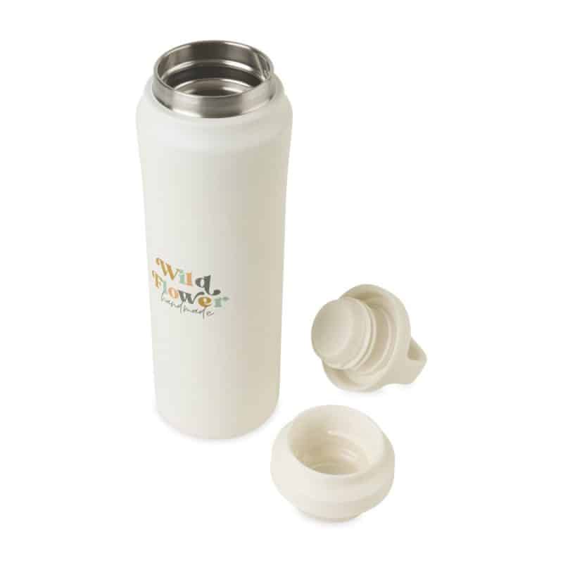 Aviana™ Rowan Recycled Water Bottle - 16 Oz. - Marshmallow - 2