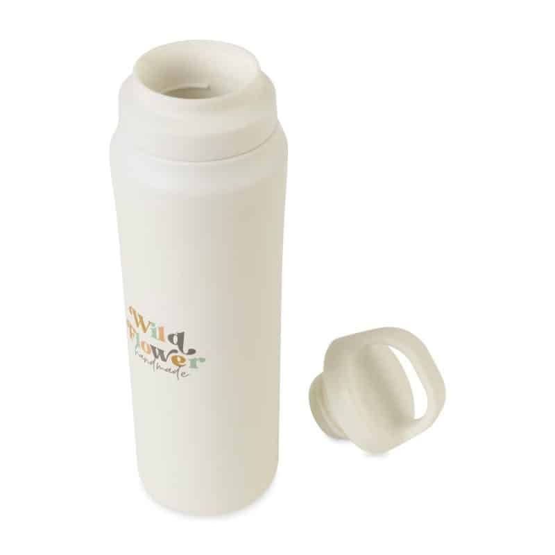 Aviana™ Rowan Recycled Water Bottle - 16 Oz. - Marshmallow - 3