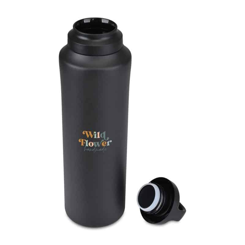 Aviana™ Rowan Recycled Water Bottle - 25 Oz. - Black - 2