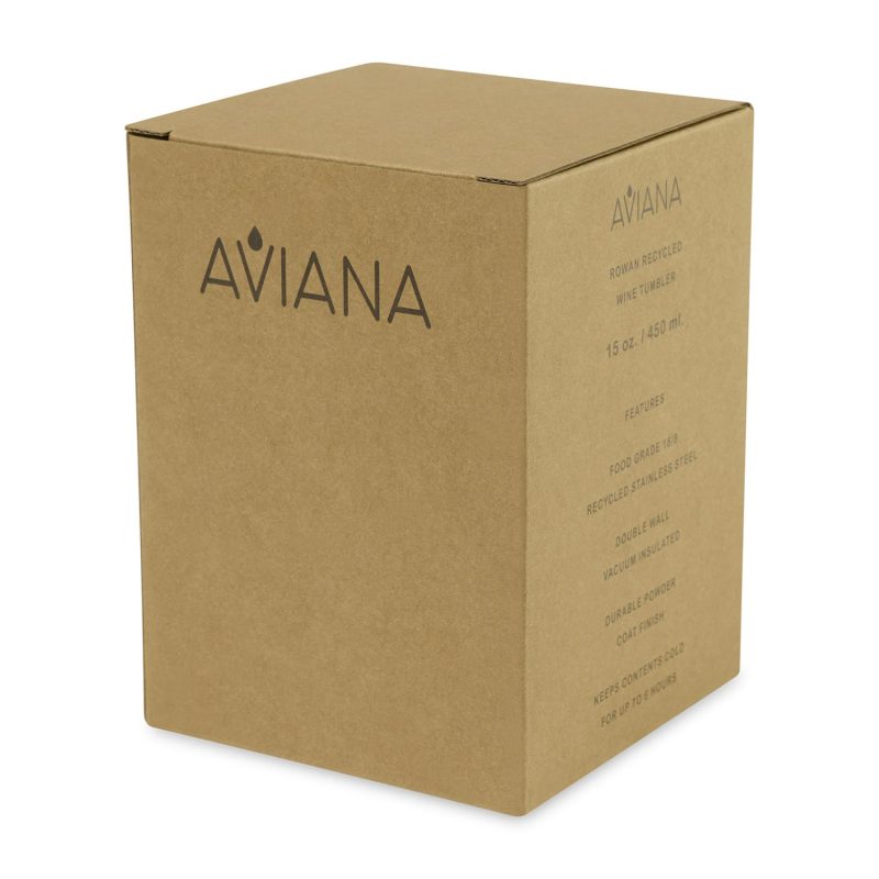 Aviana™ Rowan Recycled Wine Tumbler - 15 Oz. - Marshmallow - 5
