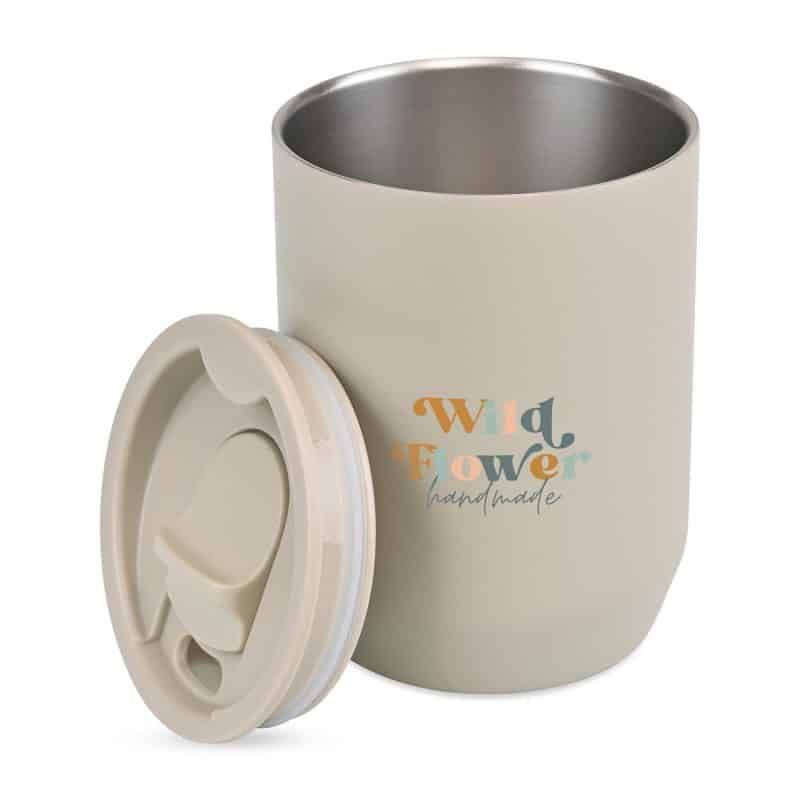 Aviana™ Rowan Recycled Wine Tumbler - 15 Oz. - Taupe - 2