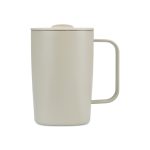 Aviana™ Rowan Recycled Stainless Steel Mug - 15 Oz. - Taupe - 1