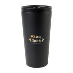 Aviana™ Rowan Recycled Stainless Steel Tumbler - 17 Oz. - Black