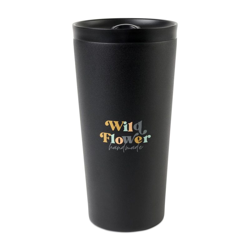 Aviana™ Rowan Recycled Stainless Steel Tumbler - 17 Oz. - Black