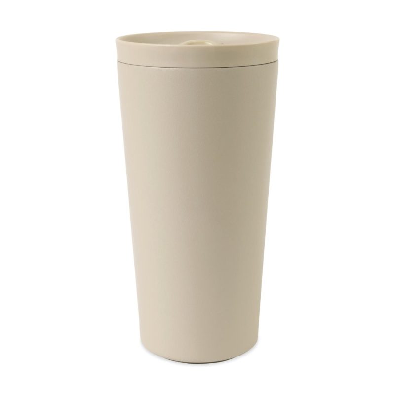 Aviana™ Rowan Recycled Stainless Steel Tumbler - 17 Oz. - Taupe - 1