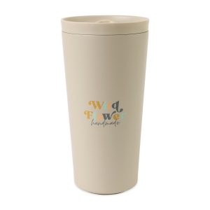 Aviana™ Rowan Recycled Stainless Steel Tumbler - 17 Oz. - Taupe