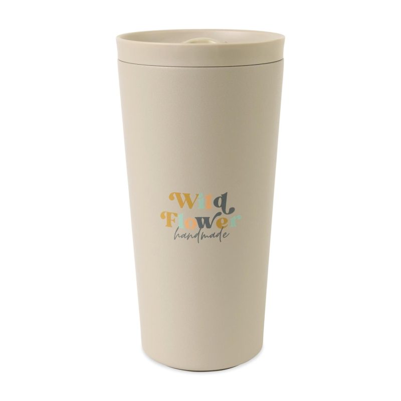 Aviana™ Rowan Recycled Stainless Steel Tumbler - 17 Oz. - Taupe