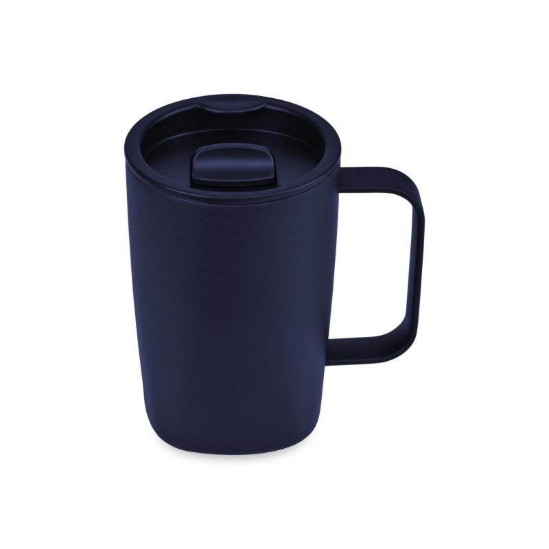 Aviana Rowan Recycled Stainless Steel Mug - 15 Oz. - Matte Navy - 2