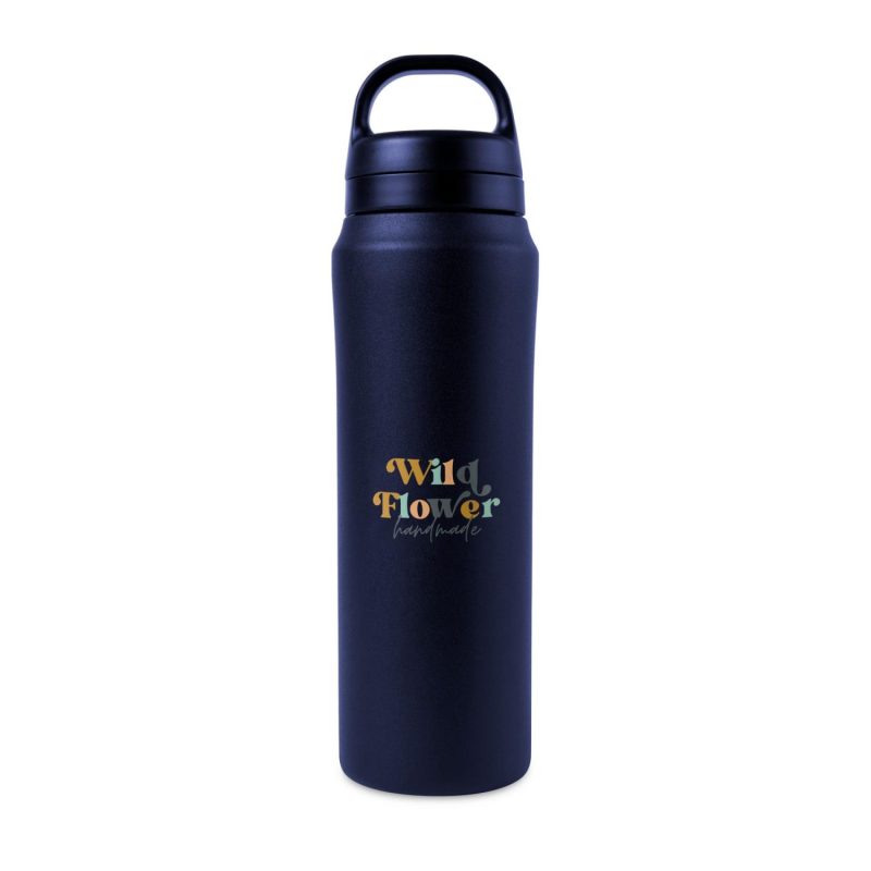 Aviana Rowan Recycled Stainless Steel Water Bottle - 16 Oz. - Matte Navy