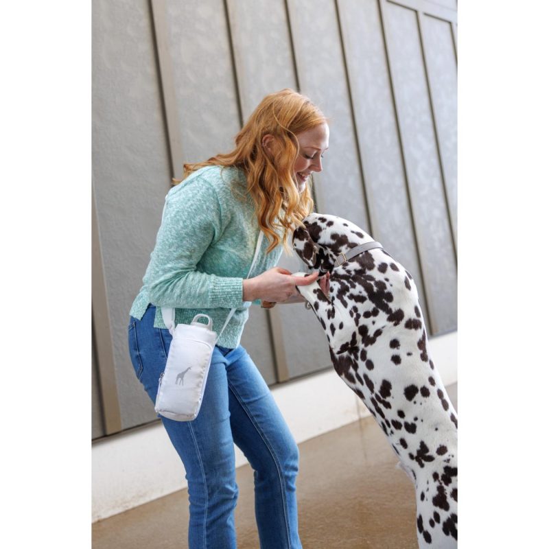 Aviana™ Rowan Recycled Nylon Bottle Sling - Aware™ - Marshmallow - 5