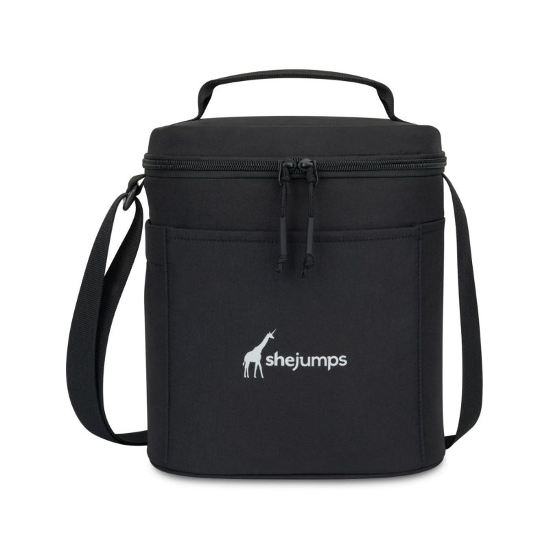 Aviana™-Rowan-Recycled-Nylon-Lunch-Cooler-Aware™-Black-102749-001 Aviana™ Rowan Recycled Nylon Lunch Cooler - Aware™ - Black