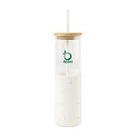 Aviana Journey Glass Tumbler with Straw - 20 Oz - Confetti