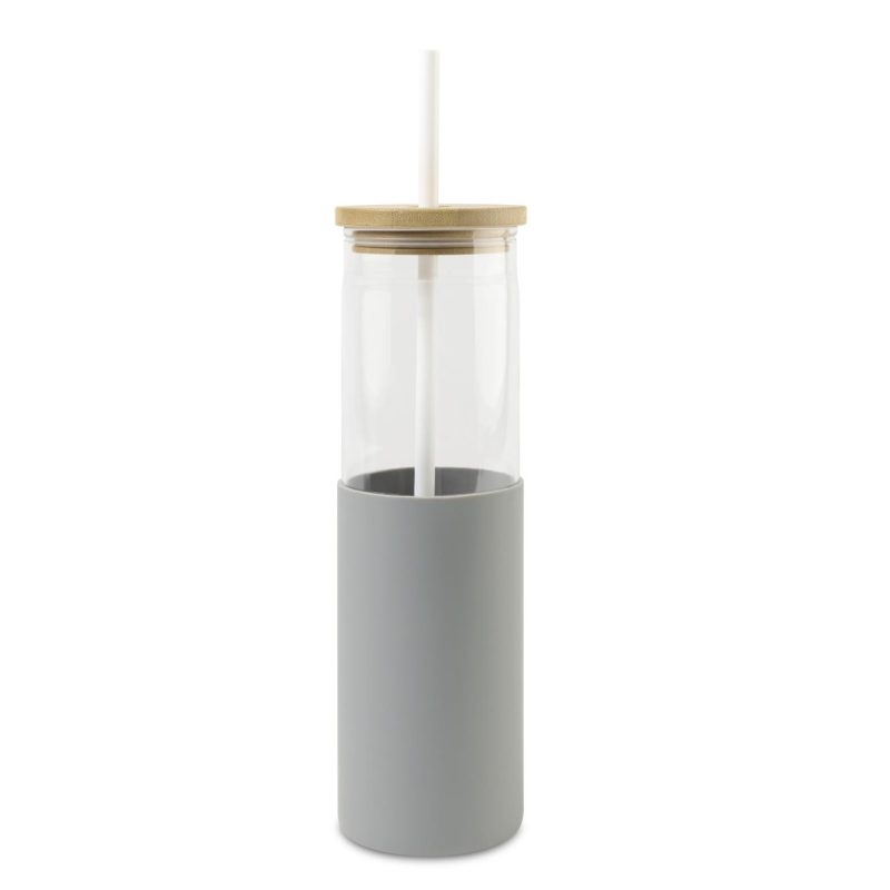 Aviana Journey Tritan Tumbler with Straw - 20 Oz - Dove Grey - 1