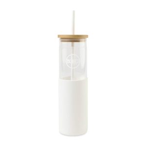 Aviana Journey Tritan Tumbler with Straw - 20 Oz - White