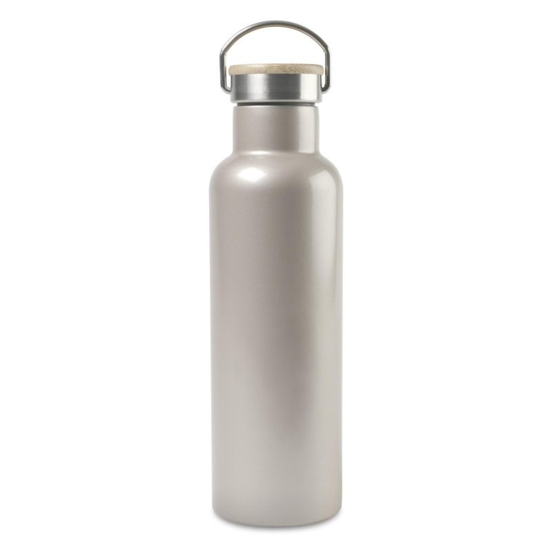 Aviana Metallics Double Wall Stainless Steel Wine Bottle - 25 Oz. - Champagne - 1
