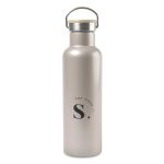 Aviana Metallics Double Wall Stainless Steel Wine Bottle - 25 Oz. - Champagne