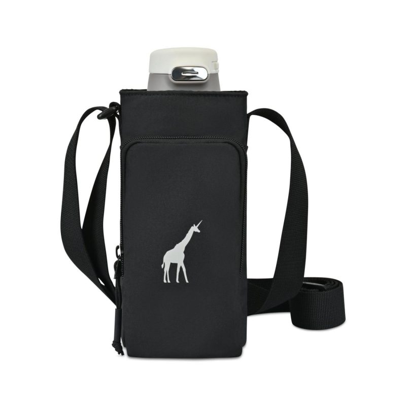 Aviana Rowan Recycled Nylon Bottle Sling - AWARE - Black