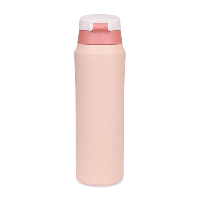 Aviana Rowan Recycled Sip Lid Bottle - 16 Oz. - Light Peach - 2