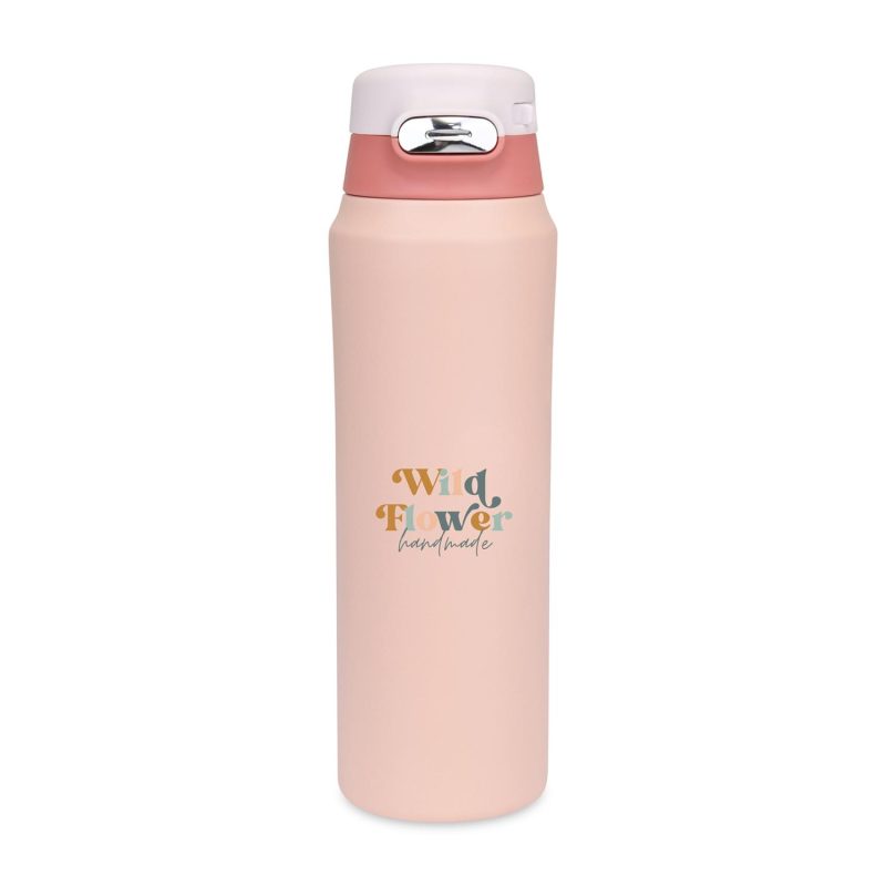 Aviana Rowan Recycled Sip Lid Bottle - 16 Oz. - Light Peach