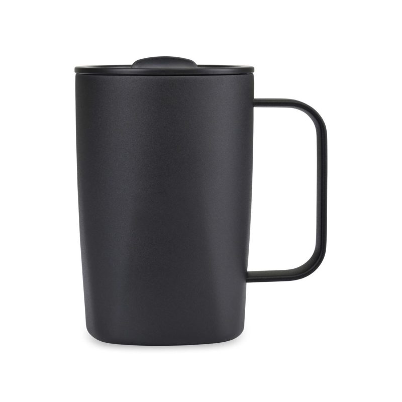 Aviana Rowan Recycled Stainless Steel Mug - 15 Oz. - Black - 1