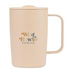 Aviana Rowan Recycled Stainless Steel Mug - 15 Oz. - Light Peach