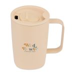 Aviana Rowan Recycled Stainless Steel Mug - 15 Oz. - Light Peach - 3