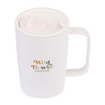 Aviana Rowan Recycled Stainless Steel Mug - 15 Oz. - Marshmallow - 4