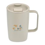 Aviana Rowan Recycled Stainless Steel Mug - 15 Oz. - Taupe - 3