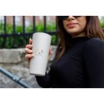 Aviana Rowan Recycled Stainless Steel Tumbler - 17 Oz. - Taupe - 4
