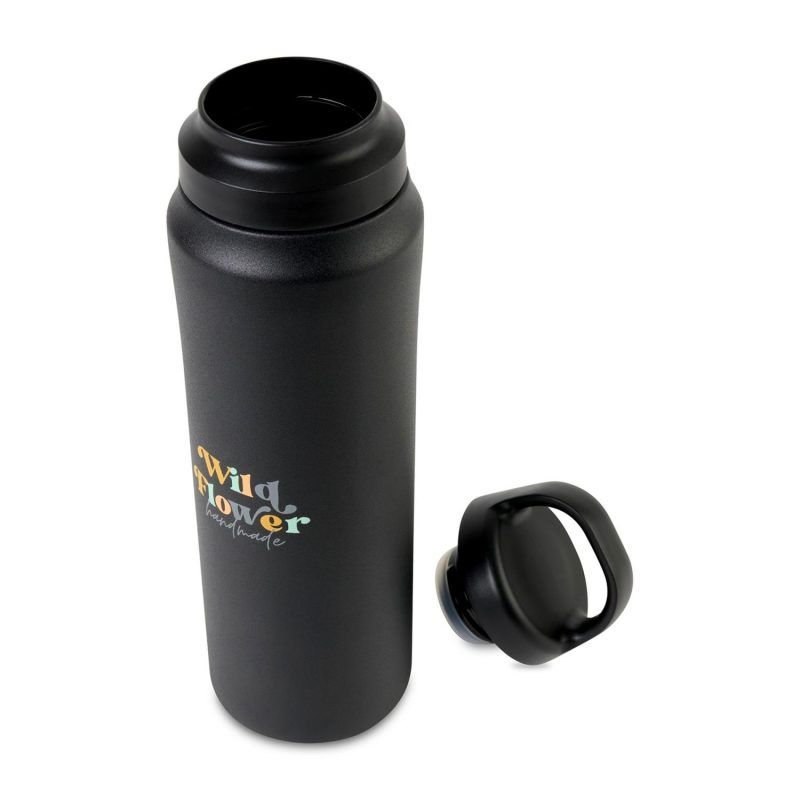 Aviana Rowan Recycled Stainless Steel Water Bottle - 16 Oz. - Black - 3