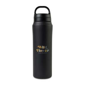Aviana Rowan Recycled Stainless Steel Water Bottle - 16 Oz. - Black