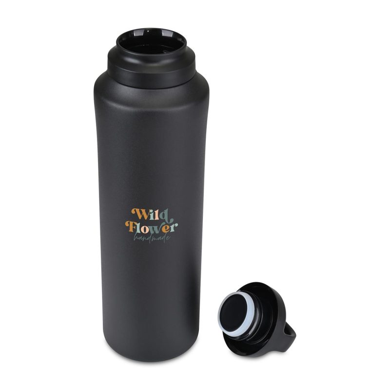 Aviana Rowan Recycled Stainless Steel Water Bottle - 25 Oz. - Black - 2