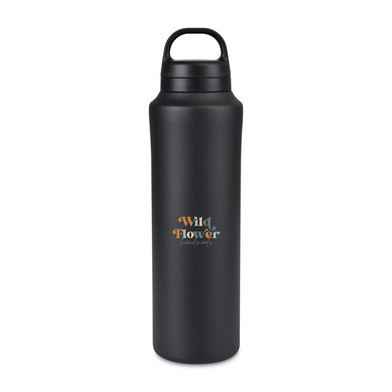 Aviana Rowan Recycled Stainless Steel Water Bottle - 25 Oz. - Black