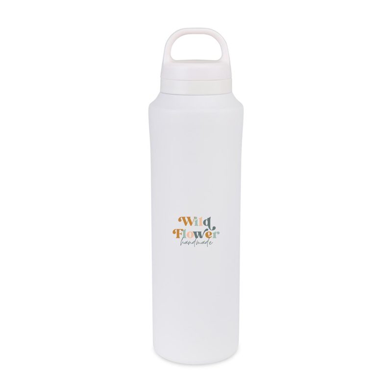 Aviana Rowan Recycled Stainless Steel Water Bottle - 25 Oz. - Marshmallow