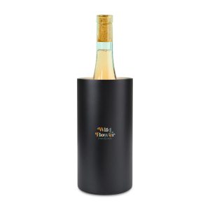 Aviana Rowan Recycled Stainless Steel Wine Chiller - Black